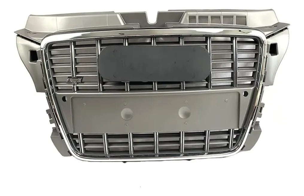 Parrilla para Audi S3 8P 08-13 con Borde Cromado Viras Grises