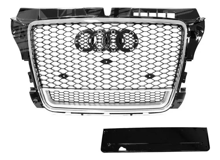 Parrilla Rs3 Para Audi A3 8p Borde Cromado Con Quattro