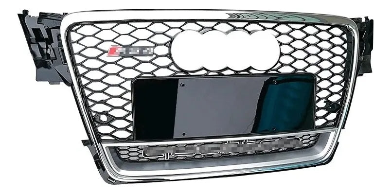 Parrilla Rs4 Audi A4 B8 08-12 Borde Cromado Quattro Debajo Cromado