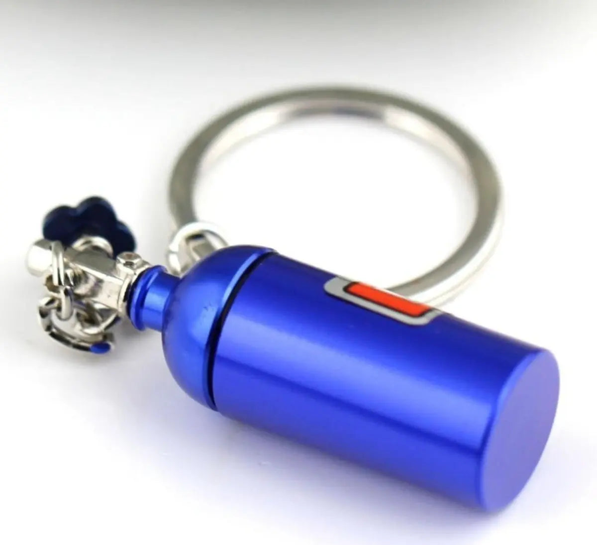 Llavero Nitro Nos Garrafa Tunning Oxido Nitroso Botellon Color Azul