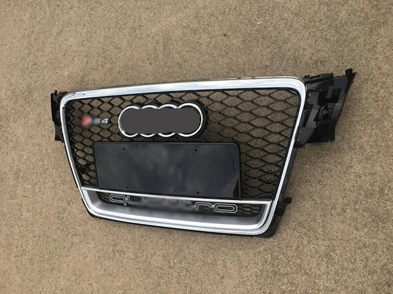 Parrilla Rs4 Audi A4 B8 08-12 Borde Cromado Quattro Debajo Cromado