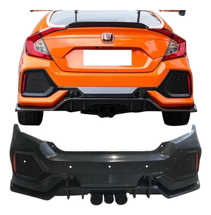 Bodykit Estilo Type R para Honda Civic 4 Puertas Sedán 16-20