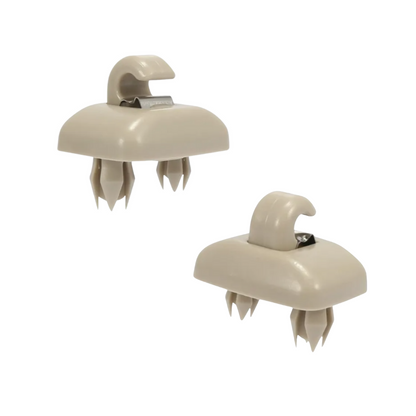 Kit X2 Ganchos Clip Beige Parasol Audi A1 A3 A4 A5 Q3 Q5 Tt