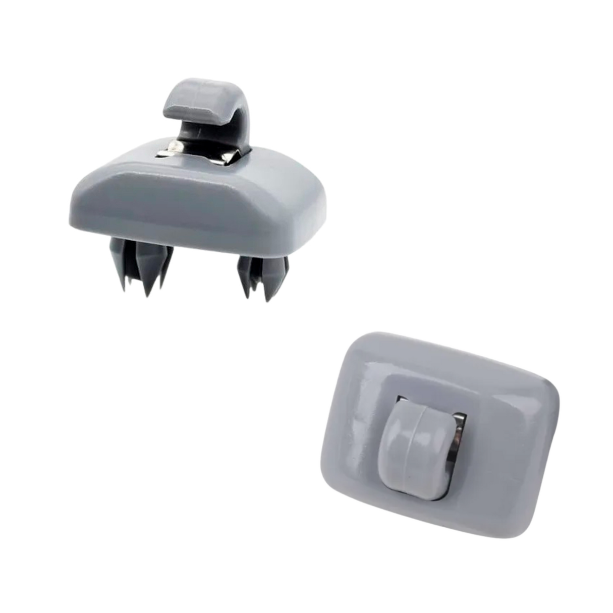 Kit X2 Ganchos Clip Gris Parasol Audi A1 A3 A4 A5 Q3 Q5 Tt