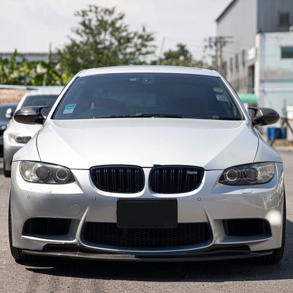 Cachas de Espejo Estilo M BMW Serie 3 E90 E92  09-13 LCI Negro Brillante