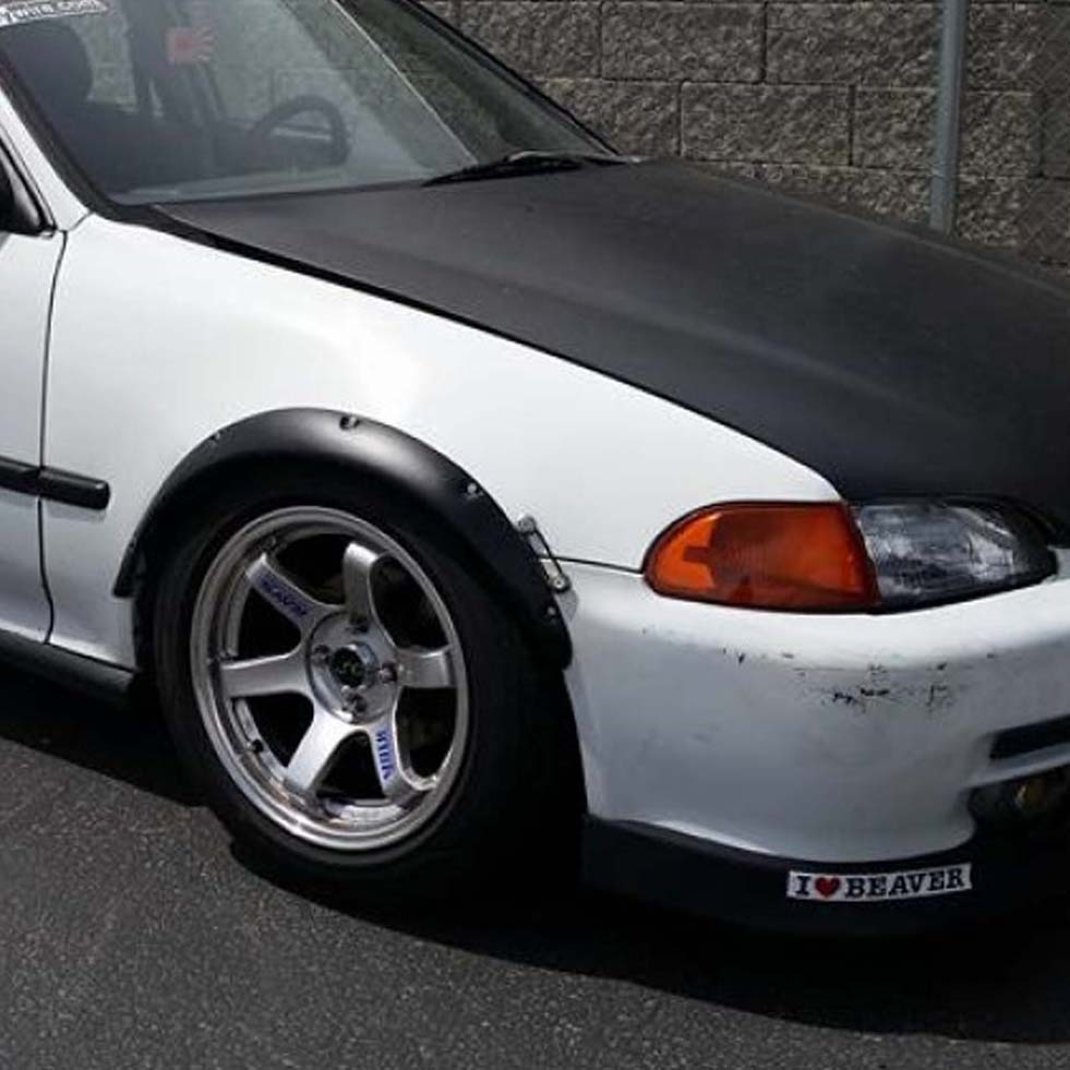 Kit X4 Fenders Flares Ensanches de Guardabarros Universales - 2 Medidas