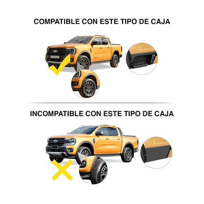 Ensanches Fenders Ford Ranger 2023+ Estilo Raptor