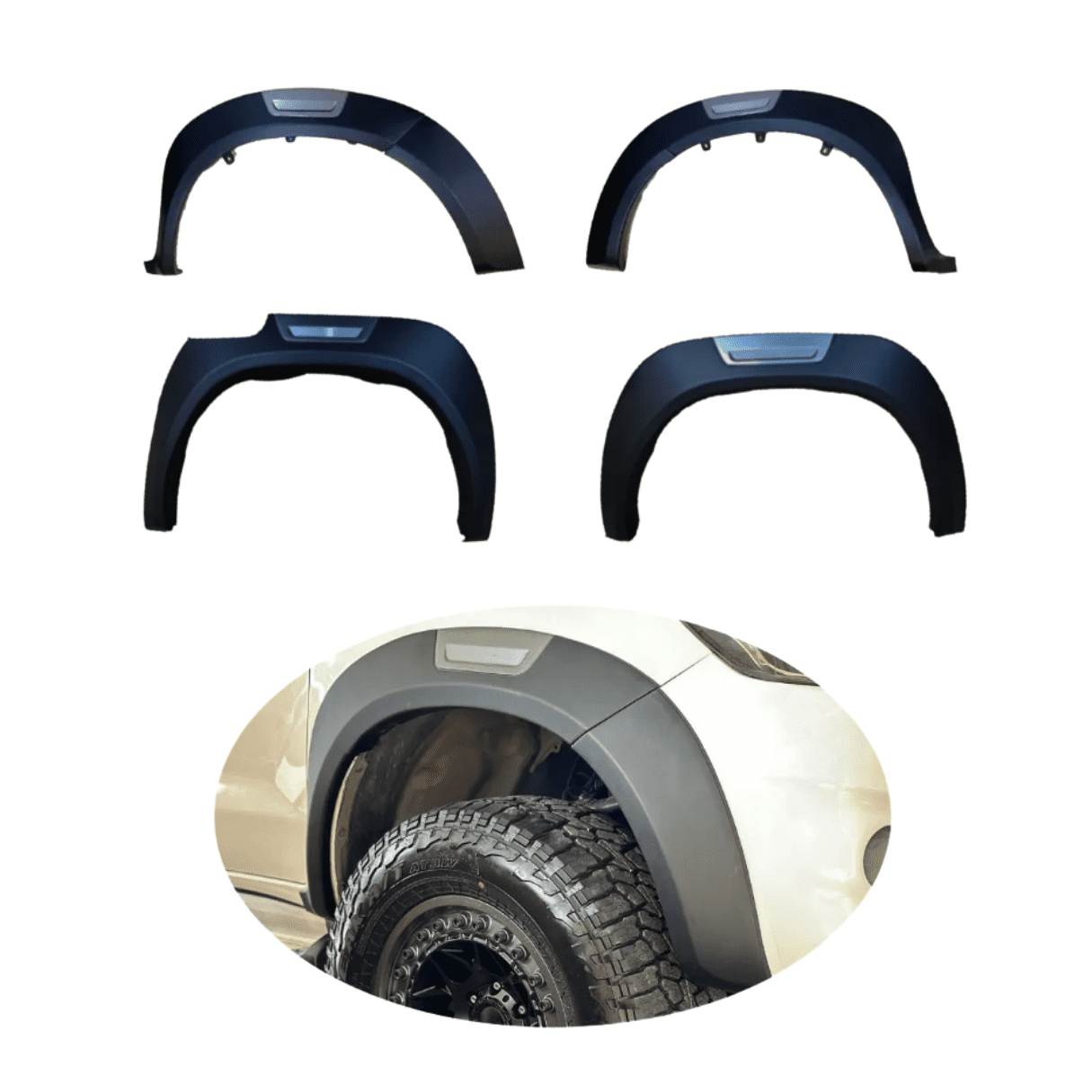 Ensanches Fenders X 4 para Toyota Hilux 2015-2022