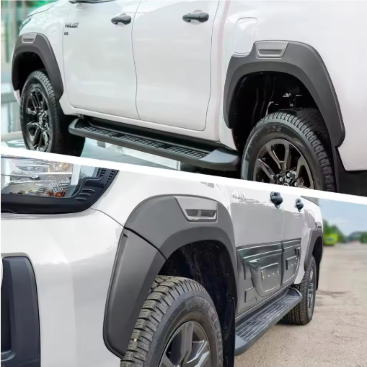 Ensanches Fenders X 4 para Toyota Hilux 2015-2022