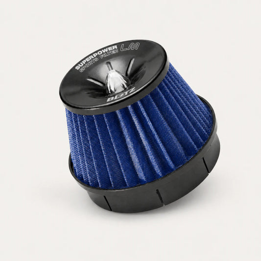 Filtro de Aire Cónico Universal De Admisión Blitz Azul. [IRP-CATALOG:FILT003-1-C.webp:7642b403e853513f]