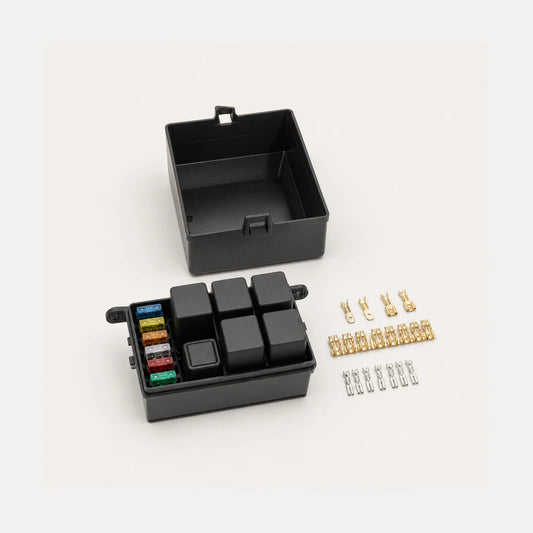 Caja Fusiblera Fusilera Auto Instalación Eléctrica Universal con Relays Mega. [irp-catalog:fuse001-1-c.webp:2284bc405a8c2cff]