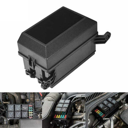 Caja Fusiblera Fusilera Auto Instalación Eléctrica Universal con Relays Mega