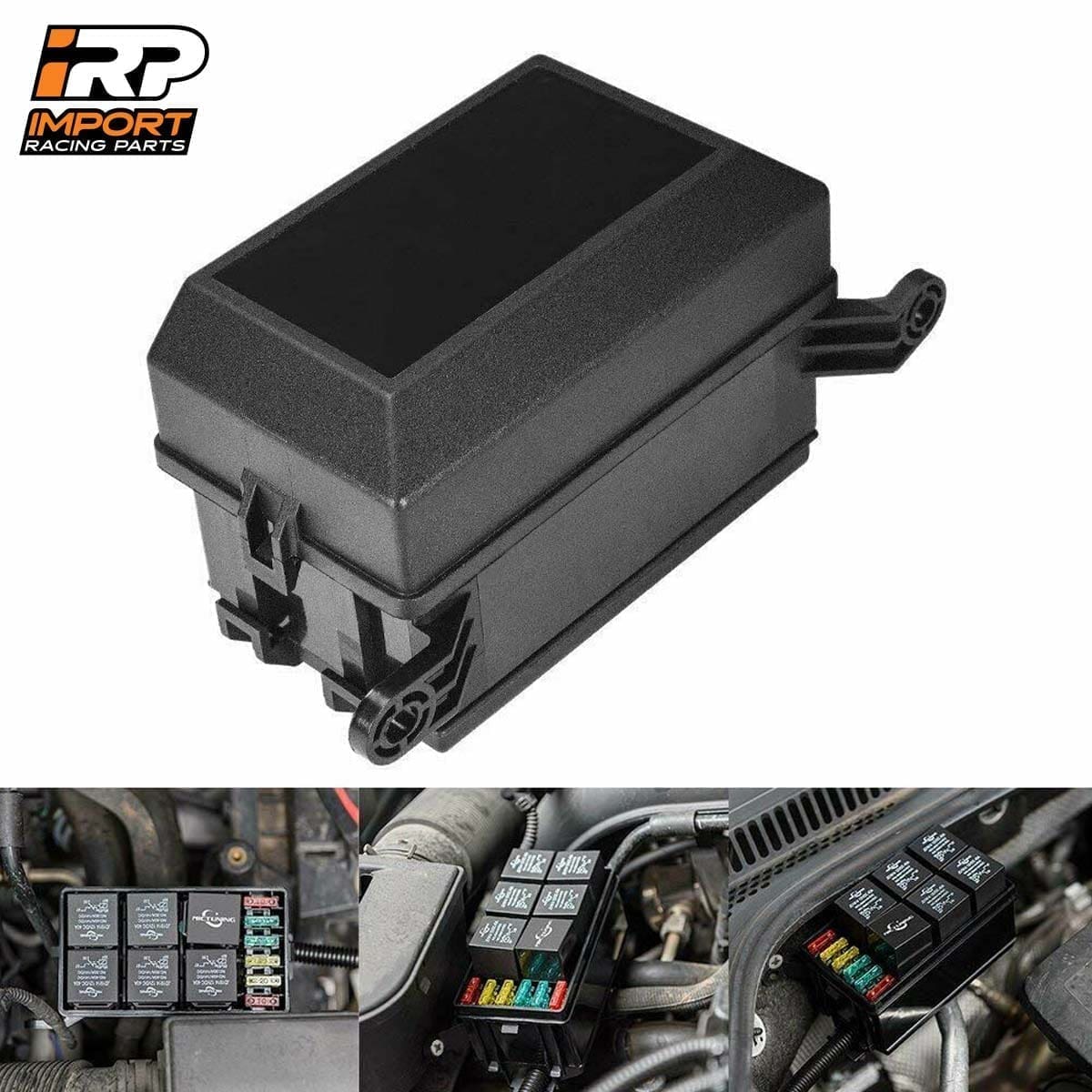 Caja Fusiblera Fusilera Auto Instalación Eléctrica Universal con Relays Mega