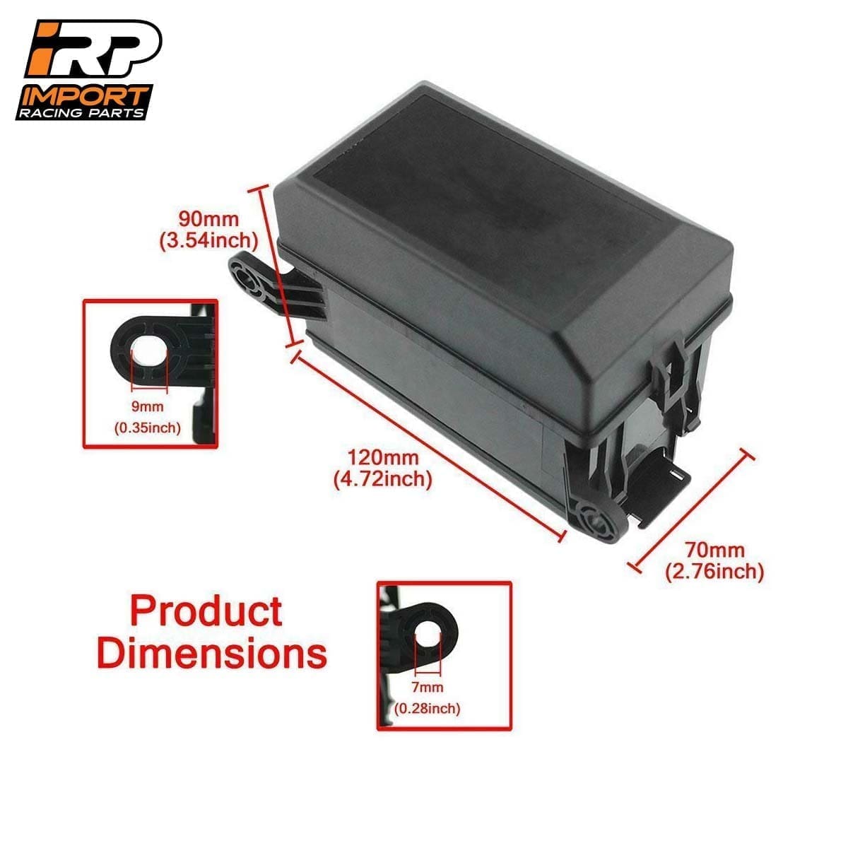 Caja Fusiblera Fusilera Auto Instalación Eléctrica Universal con Relays Mega