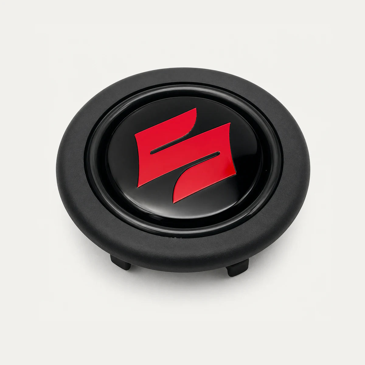 Pulsador de Bocina logo Suzuki para Volante Deportivo tipo Nardi Omp Momo Gp Race. [IRP-CATALOG:HORN001-SUZ-1-C.webp:97f4a2ed03fd01c4]
