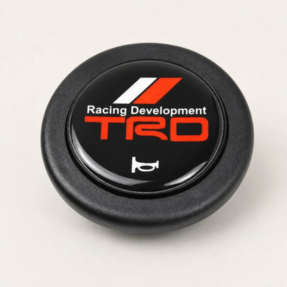 Pulsador de Bocina logo TRD Toyota para Volante Deportivo tipo Nardi Omp Momo Gp Race. [irp-catalog:horn001-trd-gallery-1-c.webp:4b62758cfe4e3498]