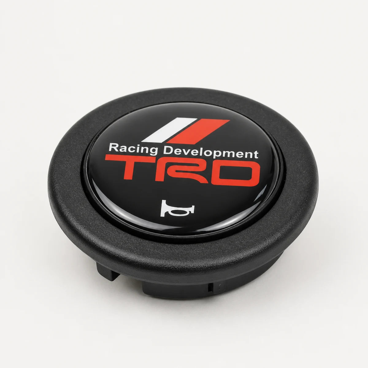 Pulsador de Bocina logo TRD Toyota para Volante Deportivo tipo Nardi Omp Momo Gp Race. [irp-catalog:horn001-trd-gallery-2-c.webp:df1da4ec74f350c0]