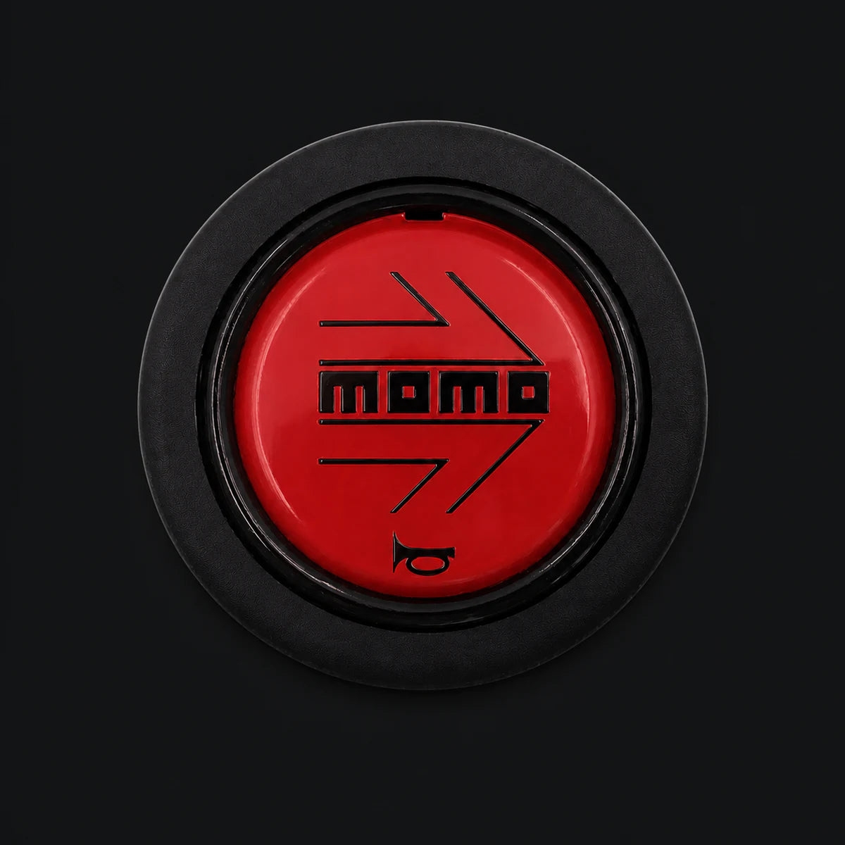 Pulsador de Bocina logo Momo para Volante Deportivo tipo Nardi Omp Momo Gp Race. [IRP-CATALOG:HORN002-ROJ-1-O.webp:a9569c7e9774c1cf]
