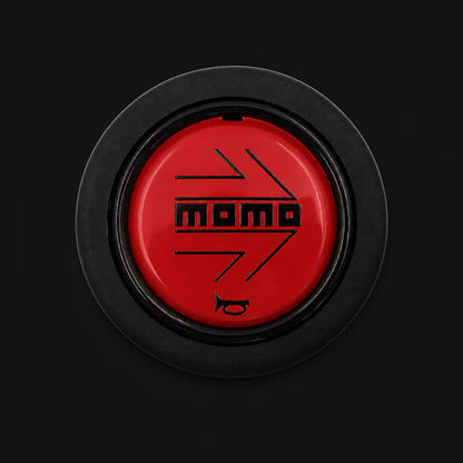 Pulsador de Bocina logo Momo para Volante Deportivo tipo Nardi Omp Momo Gp Race. [IRP-CATALOG:HORN002-ROJ-1-O.webp:a9569c7e9774c1cf]