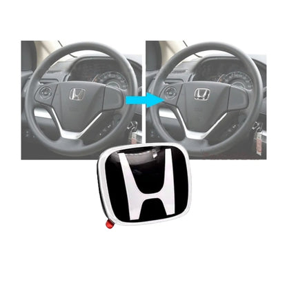 Emblema H Volante Negro Honda Civic Fit Crv Accord