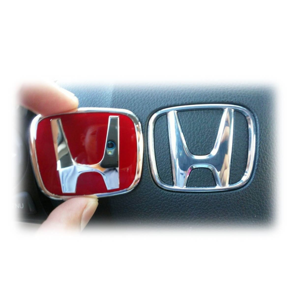 Emblema de Volante Honda CRV 06-11 Type C 52x42 Rojo