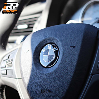 Emblema Volante BMW Fibra de Carbono 45mm