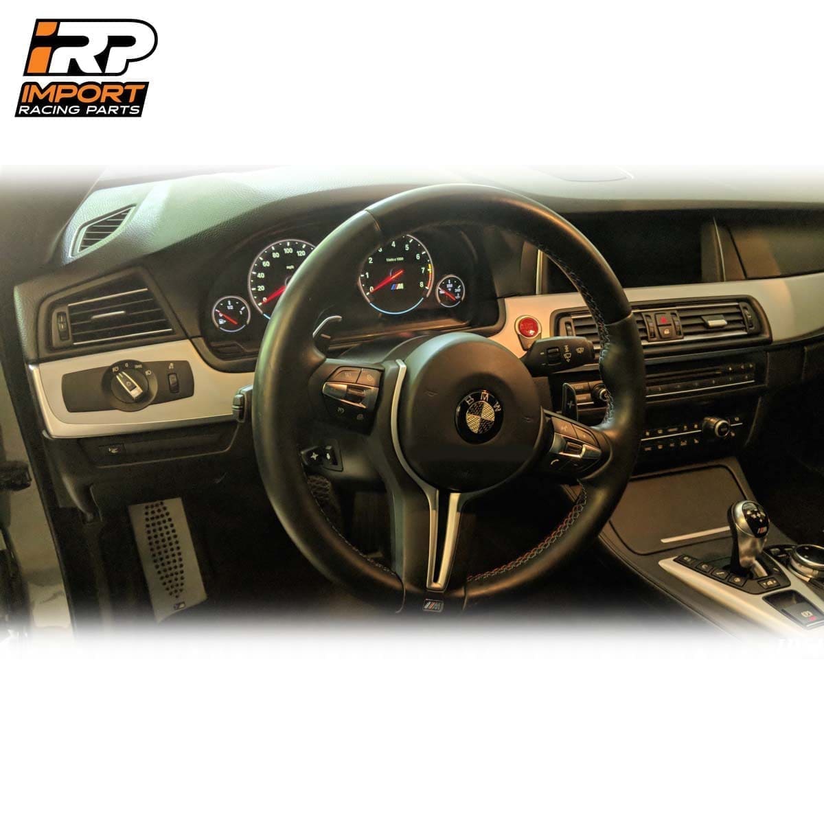 Emblema Volante BMW Fibra de Carbono 45mm