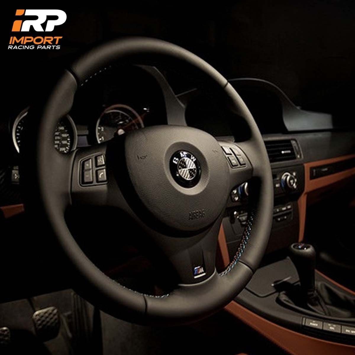 Emblema Volante BMW Fibra de Carbono 45mm