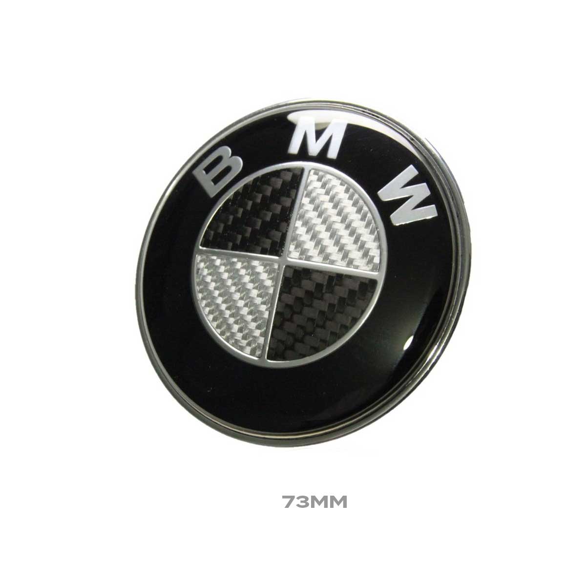 Emblema Insignia BMW Carbono Para Capot/Baúl De 82mm o 73mm