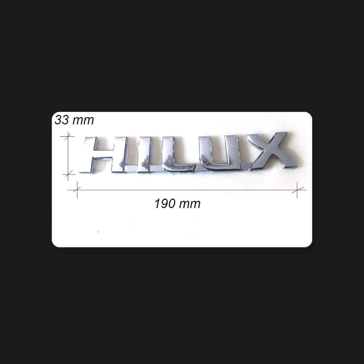 Emblema Toyota Hilux 19x3.3cm. [IRP-CATALOG:INSI006-GALLERY-3-O.webp:4e7532f63771a712]