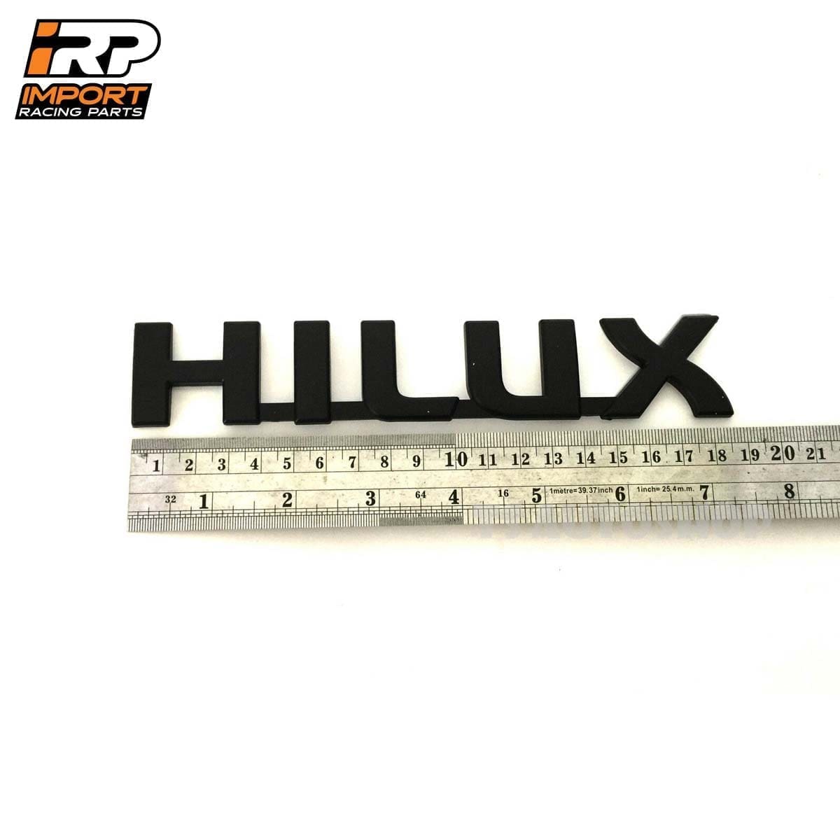 Hilux Emblema Negro Mate Toyota 19x3.3cm