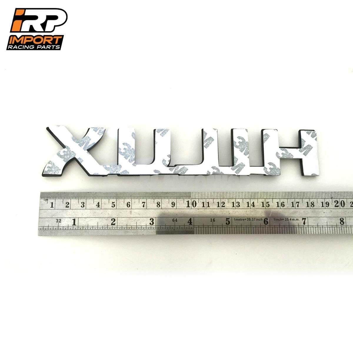 Hilux Emblema Negro Mate Toyota 19x3.3cm