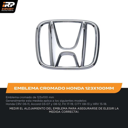 Honda Emblema H Delantero Cromado Original Varios Modelos