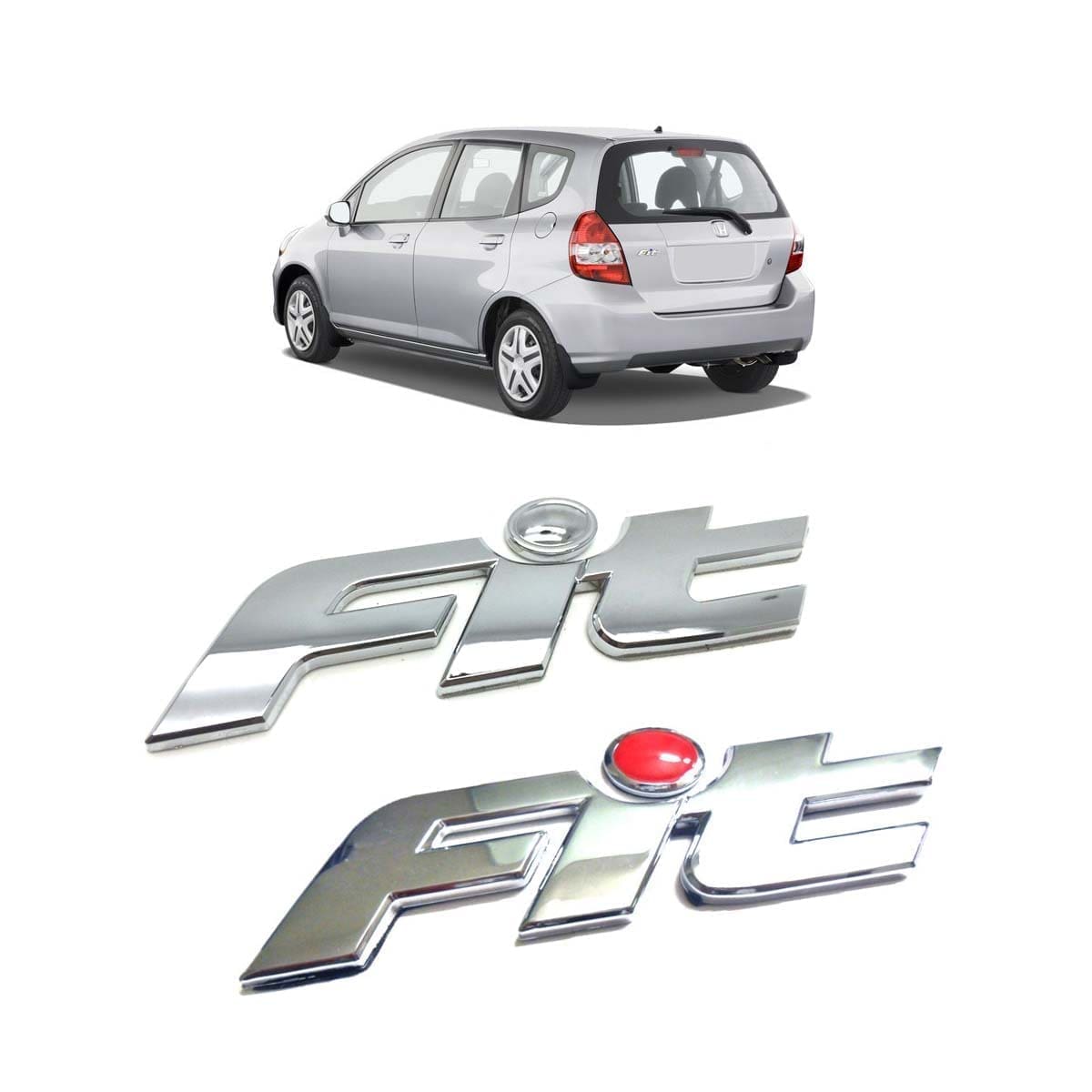 Insignia Baúl para Honda Fit 03-07 Trasera Logo Emblema