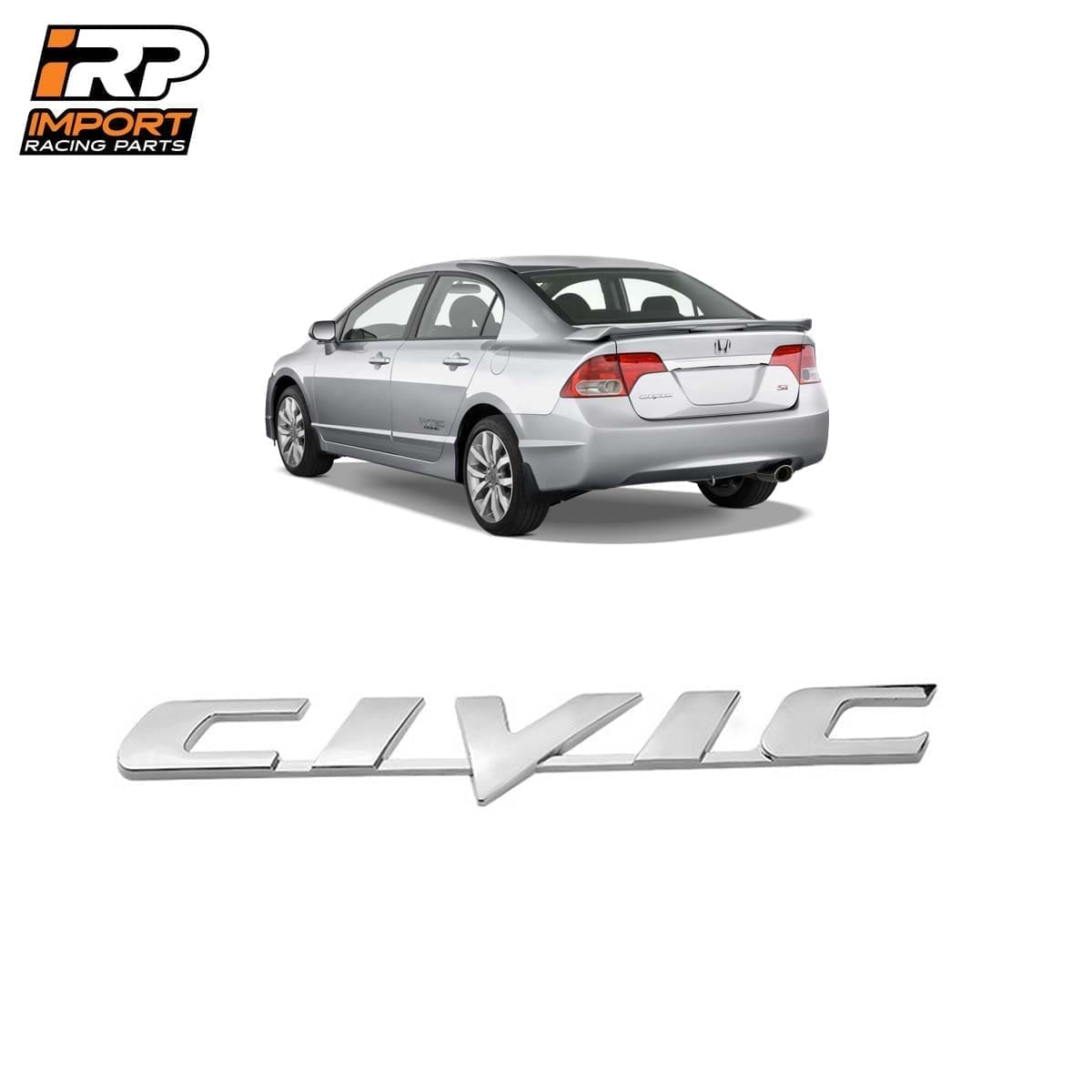 Emblema de Baúl Honda Civic 06-11 Trasero Cromado