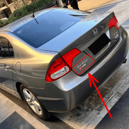 Emblema de Baúl Honda Civic 06-11 Trasero Cromado