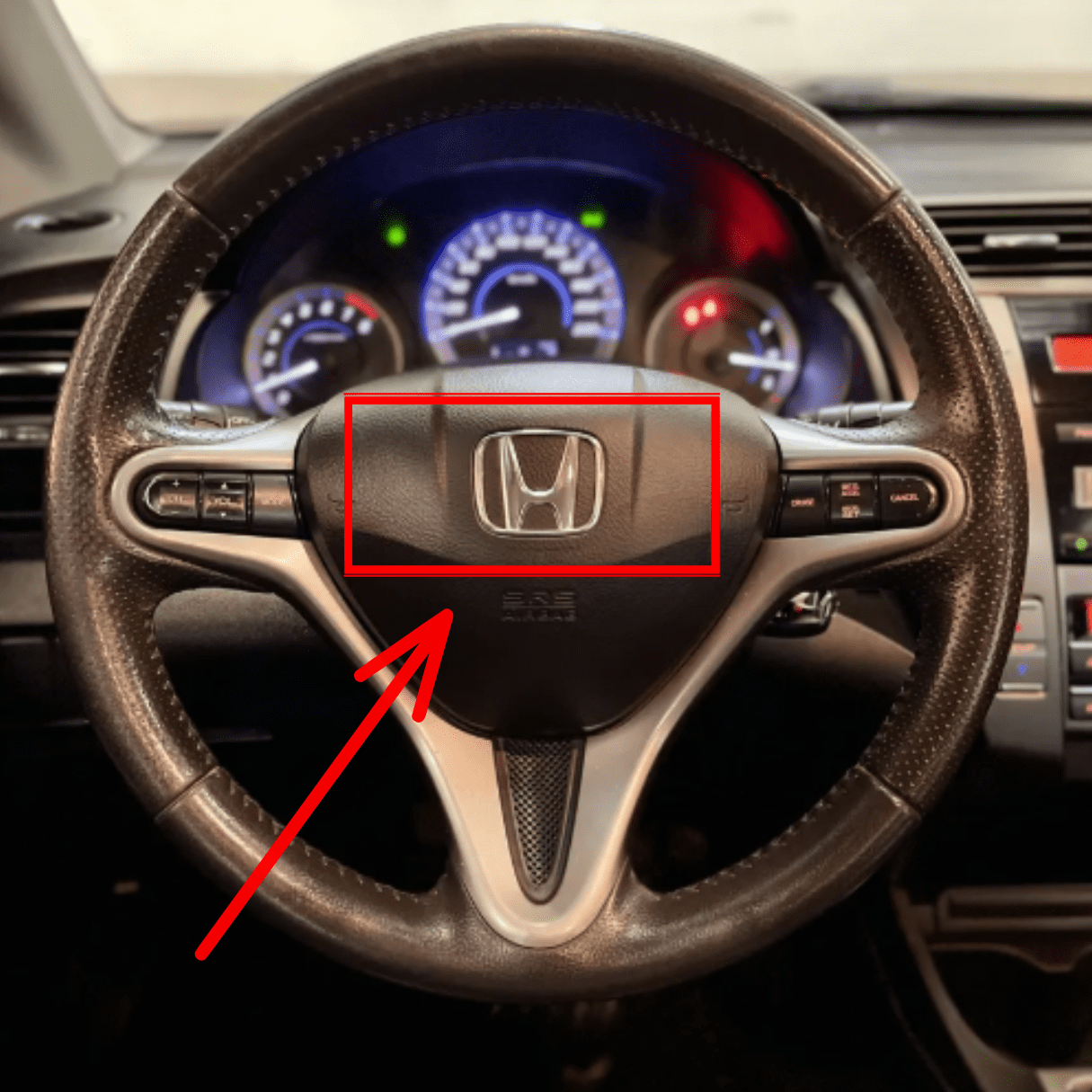 Insignia Volante H Honda Civic Accord Crv Fit Hrv City Cromada