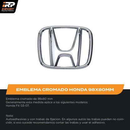 Honda Emblema H Delantero Cromado Original Varios Modelos