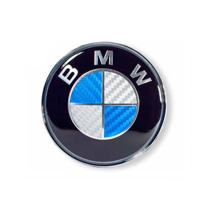 Emblema BMW Capot/Baúl 82-73mm E36/E46/E92/E90 Fibra Carbono