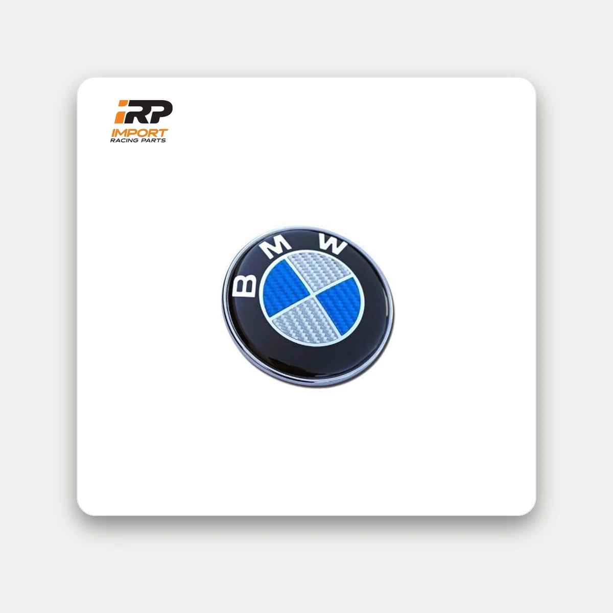 Emblema BMW Capot/Baúl 82-73mm E36/E46/E92/E90 Fibra Carbono. [IRP-CATALOG:INSI025-73MM-GALLERY-2-C.webp:28427867a7fa44fe]