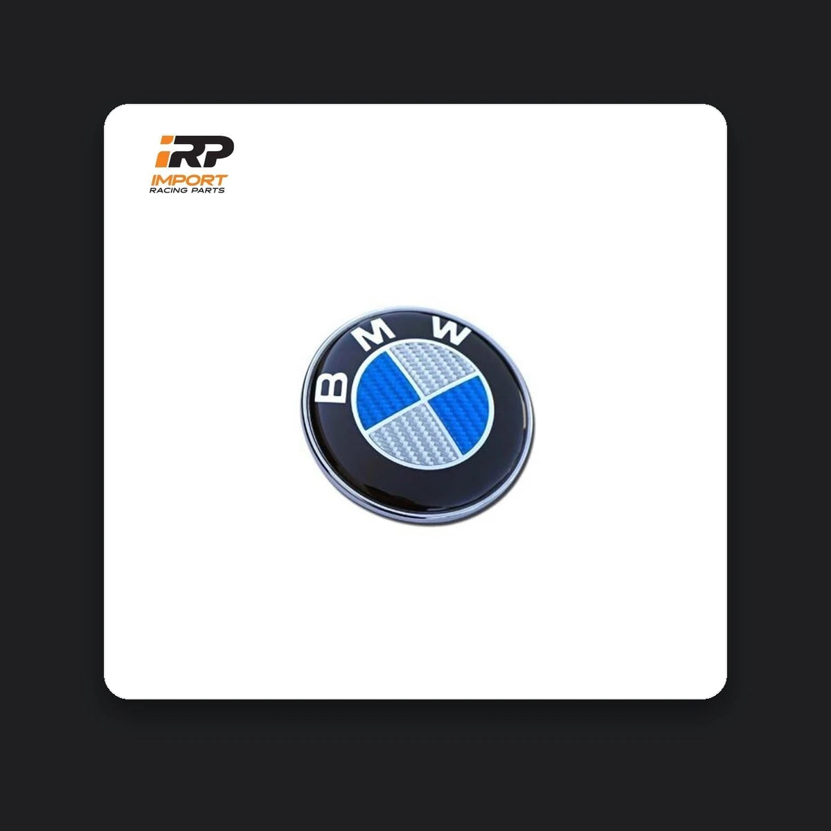 Emblema BMW Capot/Baúl 82-73mm E36/E46/E92/E90 Fibra Carbono. [IRP-CATALOG:INSI025-73MM-GALLERY-2-O.webp:69f3f3aa05f646fa]
