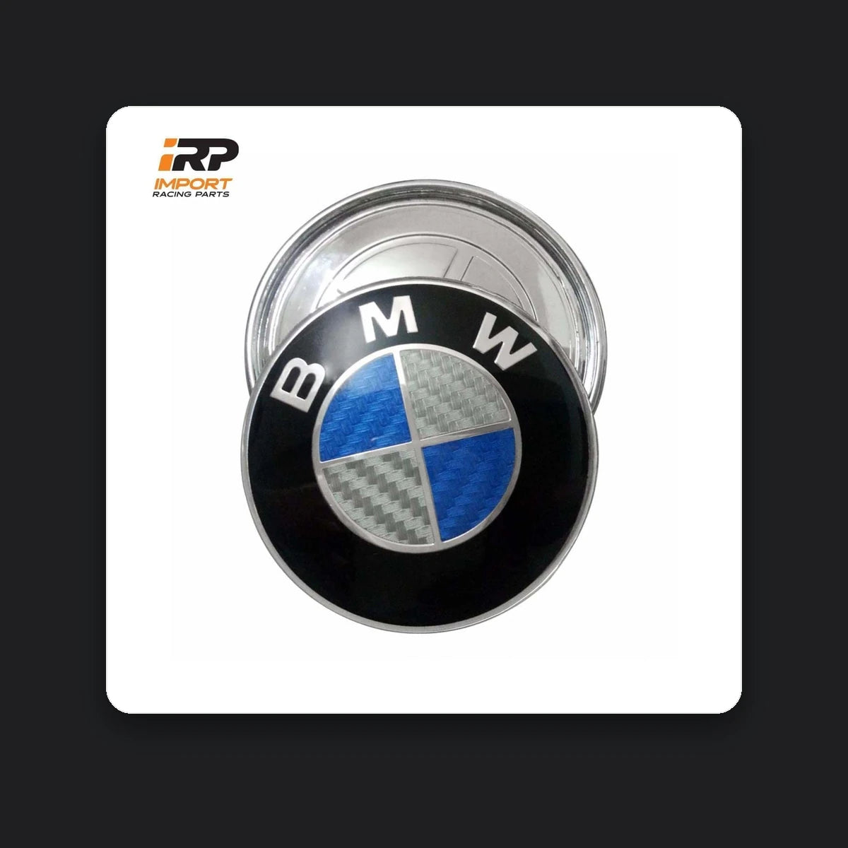Emblema BMW Capot/Baúl 82-73mm E36/E46/E92/E90 Fibra Carbono. [IRP-CATALOG:INSI025-73MM-GALLERY-3-O.webp:1b5fc27155530e59]