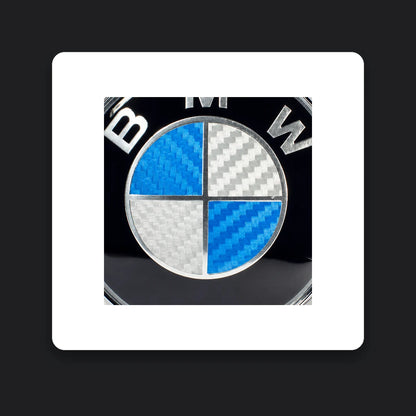 Emblema BMW Capot/Baúl 82-73mm E36/E46/E92/E90 Fibra Carbono. [IRP-CATALOG:INSI025-73MM-GALLERY-4-O.webp:5e820156330ca0d6]