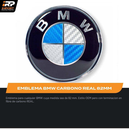 Emblema BMW Capot/Baúl 82-73mm E36/E46/E92/E90 Fibra Carbono