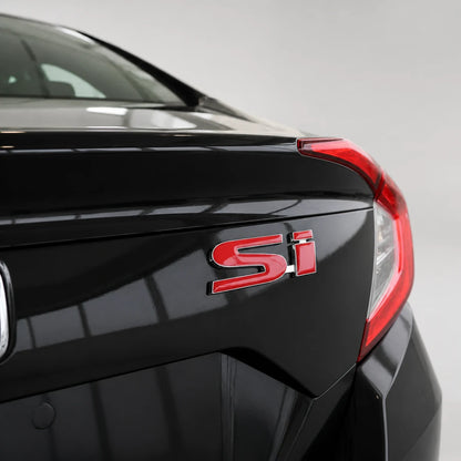 Logo Si Rojo New Civic 06-11 Trasero Autoadhesivo. [irp-catalog:insi026-gallery-2-c.webp:efc64b4b29998343]