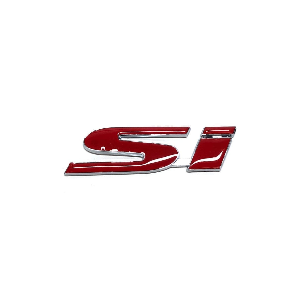 Logo Si Rojo New Civic 06-11 Trasero Autoadhesivo