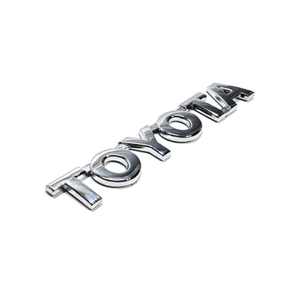 Emblema de Toyota Hilux palabra TOYOTA Cromado 150X28mm