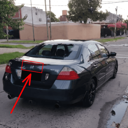 Emblema Trasero Honda Cromado