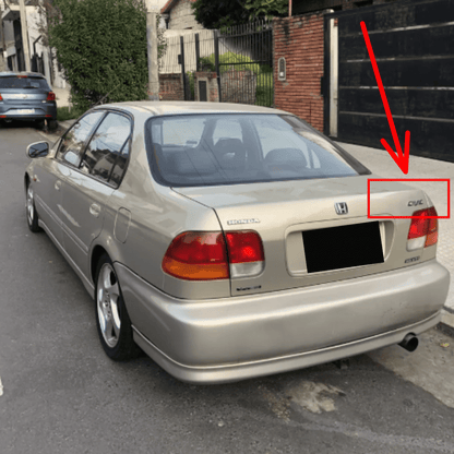 Emblema de Baúl Palabra Honda Civic 96-00 Trasero Cromado