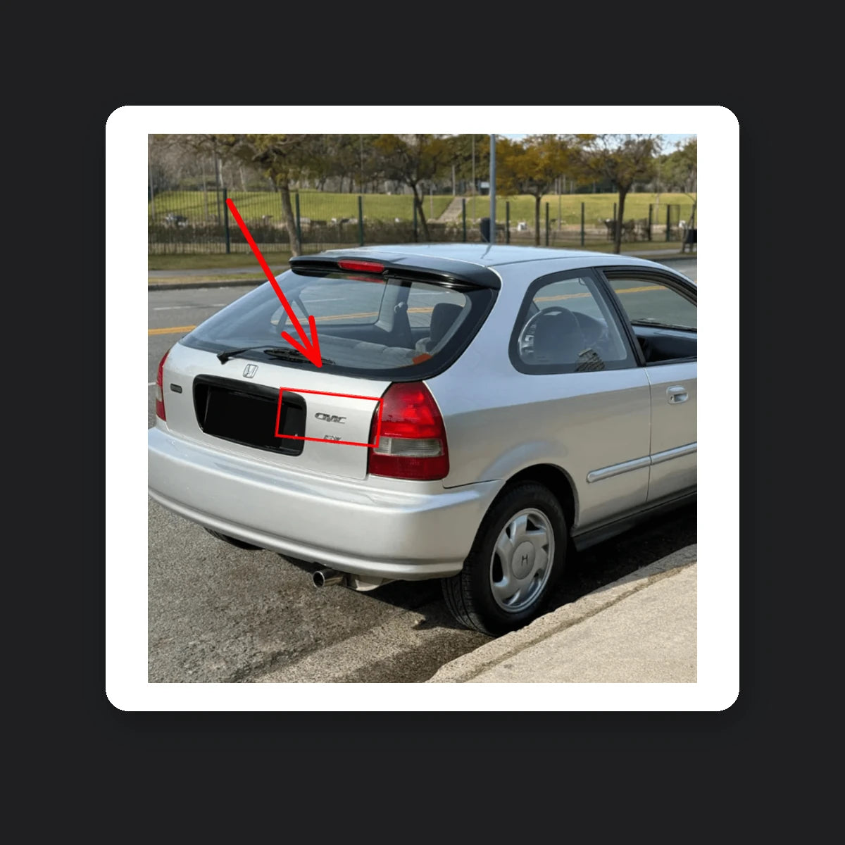 Emblema de Baúl Palabra Honda Civic 96-00 Trasero Cromado. [IRP-CATALOG:INSI058-GALLERY-3-O.webp:369c76d04c6f8edd]